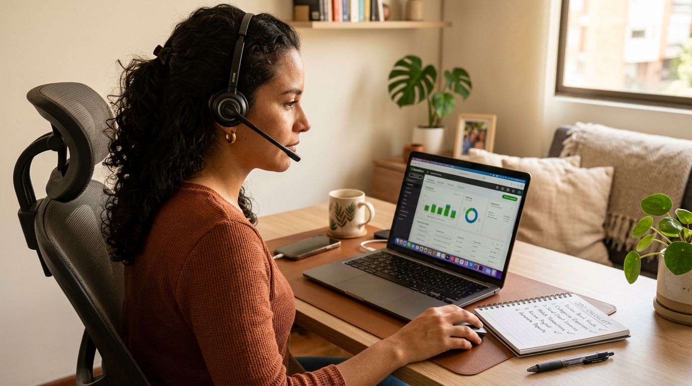 Nearshore virtual accounting staff member onboarding with QuickBooks and checklist — accounting firm staff management 2026