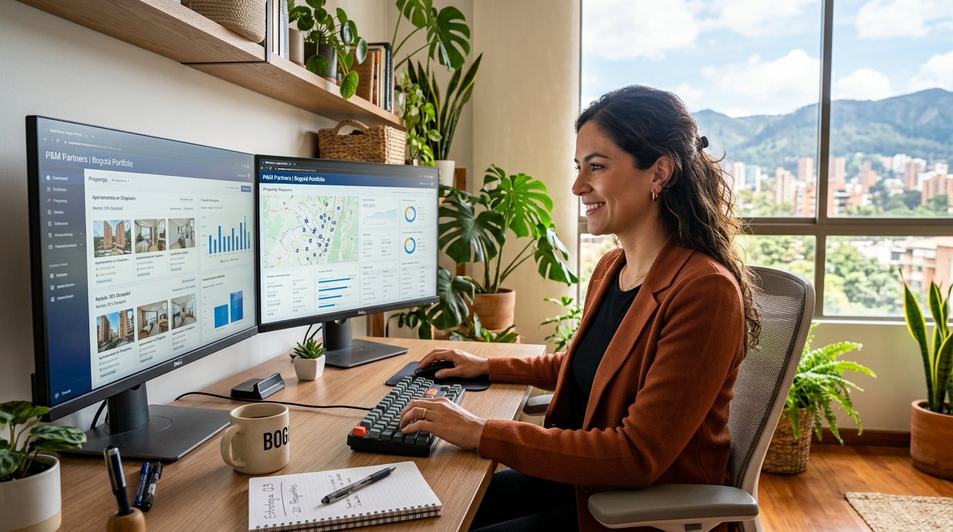 Latin American nearshore virtual assistant setting up a team management dashboard for a US business client in 2026