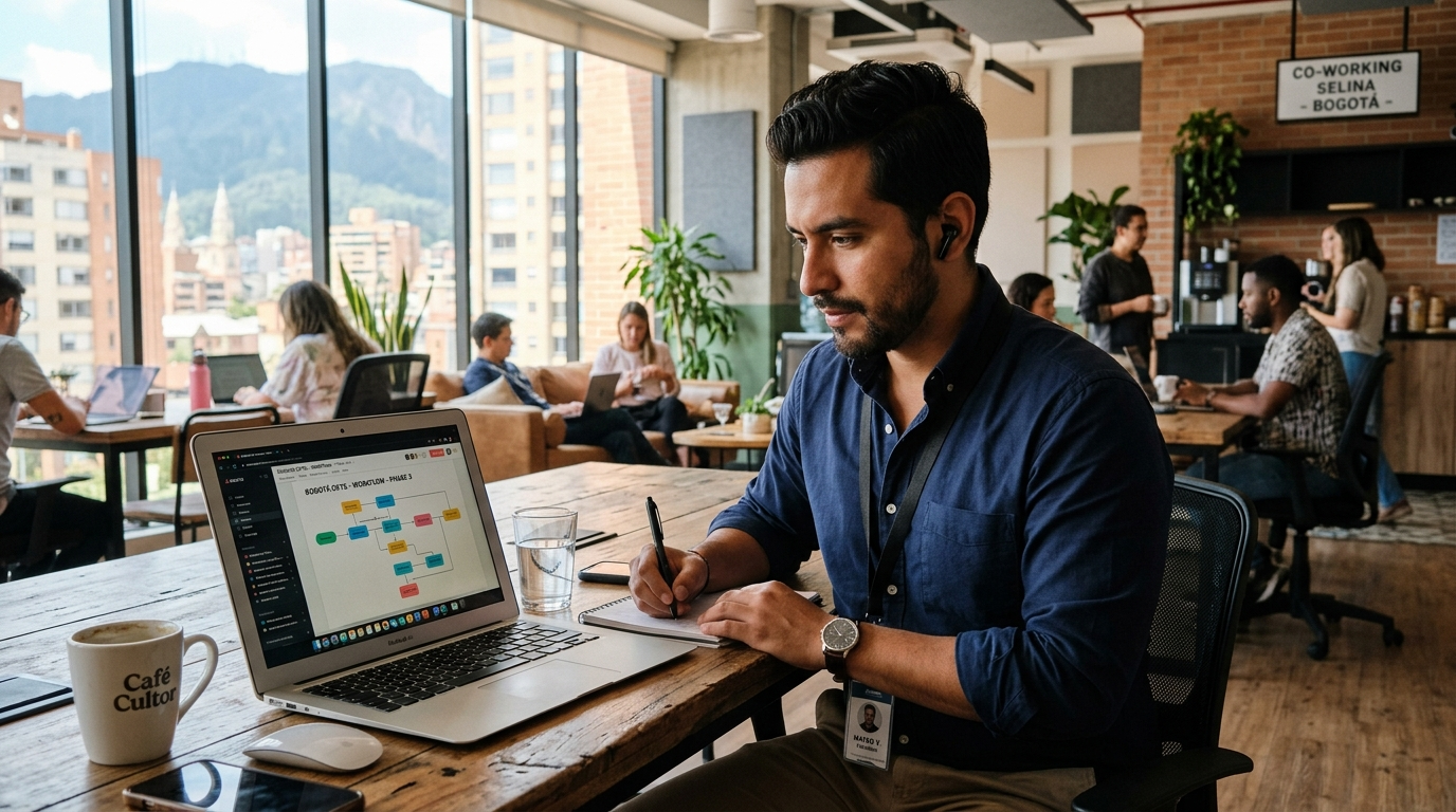 Latin American business process services coordinator working nearshore for a US IT consulting client, 2026