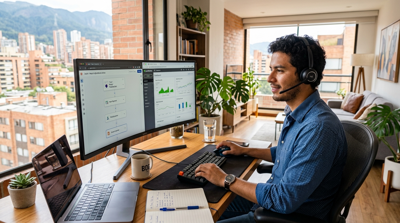 Latin American technical VA building a Zapier automation workflow — how to hire a technical VA on a coordinator budget