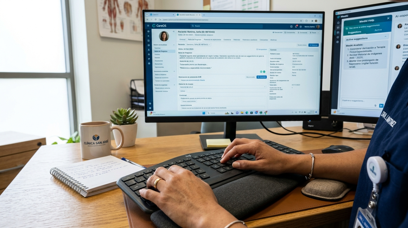 Medical records virtual assistant using AI copilot to process HIPAA-compliant chart requests in EHR software