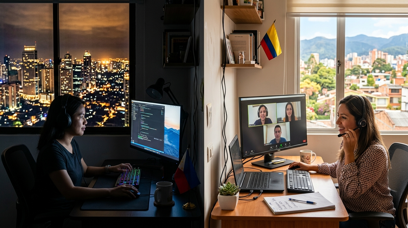 Comparison of offshore night-shift biller versus nearshore Latin American medical billing specialist working US daytime hours
