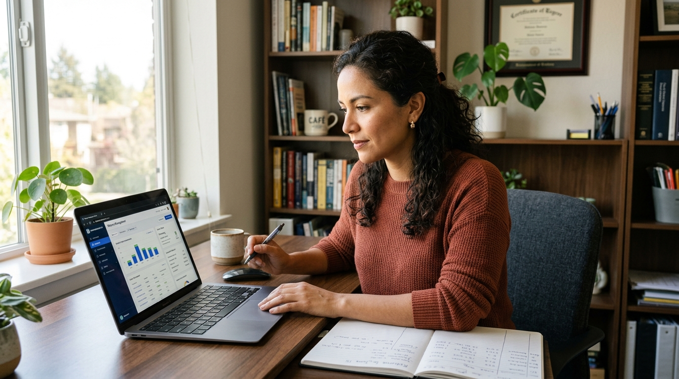 Nearshore order fulfilment virtual assistant processing customer returns in a returns management system from a Latin American home office