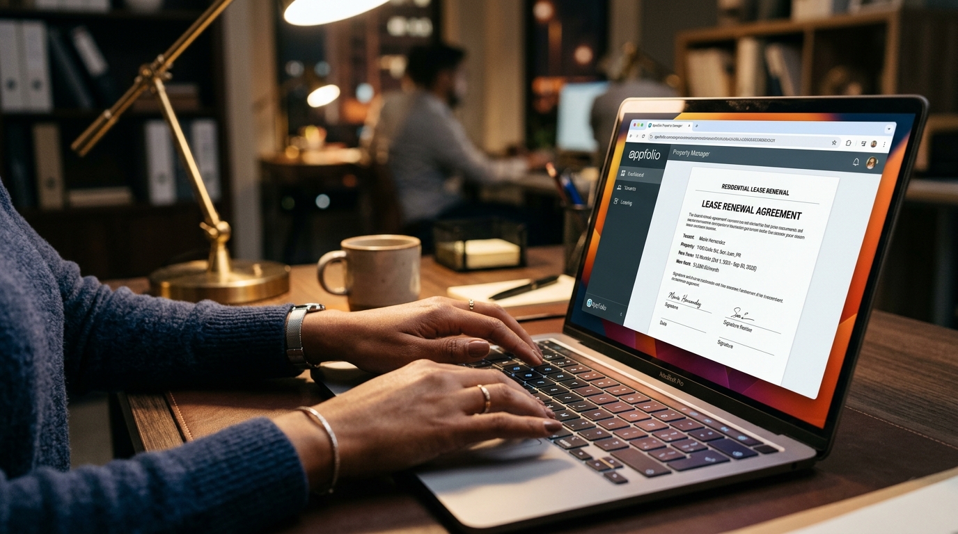 Property management VA processing lease renewals in AppFolio — nearshore VA cost comparison 2026