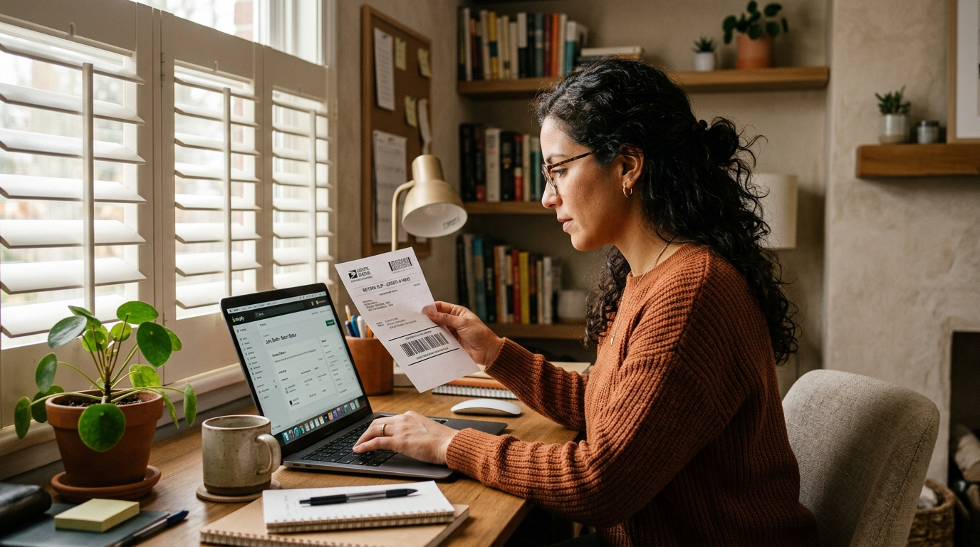Nearshore Shopify virtual assistant processing a customer return and updating inventory in Shopify backend