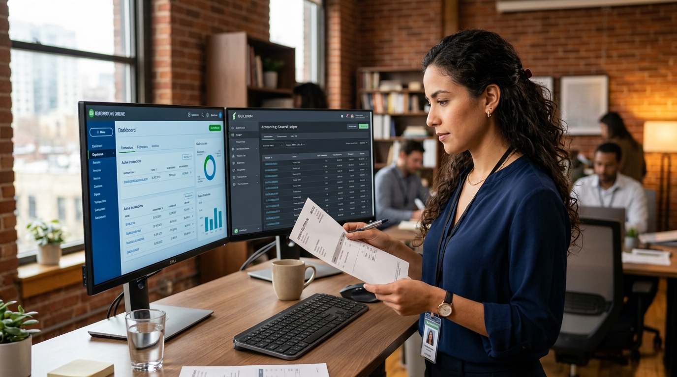 Nearshore property management VA reconciling QuickBooks and Buildium ledgers for monthly owner disbursements